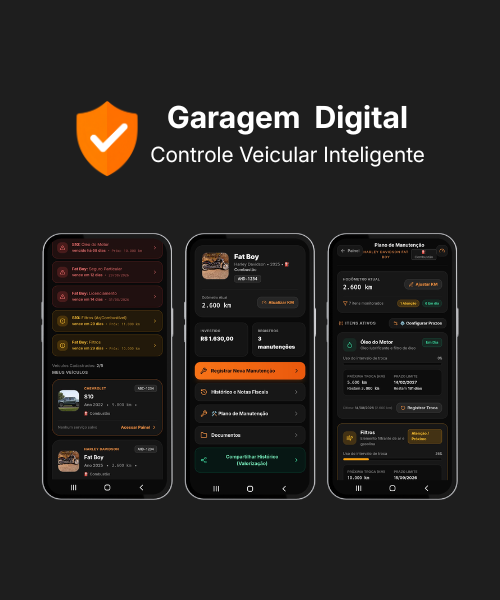 garagem digital histórico do veículo
